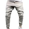 Maiyifu-GJ Mens Casual Cargo Joggers Pants Multi-Pockets Drawstring Sweatpants Lightweight Running Training Athletic Trousers (Light Grey,Medium) view 1