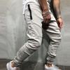 Maiyifu-GJ Mens Casual Cargo Joggers Pants Multi-Pockets Drawstring Sweatpants Lightweight Running Training Athletic Trousers (Light Grey,Medium) view 2