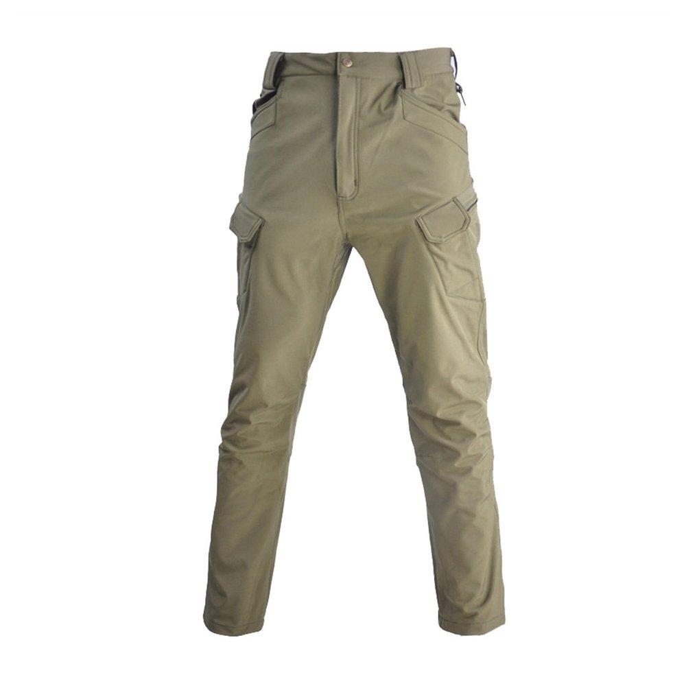 Maiyifu-GJ Men Multi Pockets Lightweight Cargo Pants Casual Joggers Hiking Pants Sweatpants Workout Running Athletic Trousers (Army Green,Medium)
