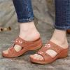 Generic Orthotic Sandals For Women Wedge Orthopedic Sandals for Women Arch Support Slides Slippers for Plantar Fasciitis Extremely Comfort Dressy Summer Orthotic Flip Flops, 7.5, S-brown view 3