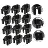 BESPORTBLE 12pcs Fishing Rod Holders Pole Clamps for Easy Installation Plastic Clips for Billiards and Outdoor Fishing Compact Design for Convenient Storage view 3