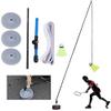 Badminton Training Device Portable Solo Equipment Practice Training Aid - Elastic Badminton Trainer Set for Children Adult, Rebound Practice Swing view 1