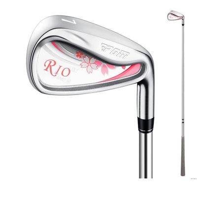 LJPDY The Perfect Ladies Golf Club Iron for Practice: Titanium Alloy & Carbon/Steel RodWomen Golf Iron #7 (with Steel Rod)