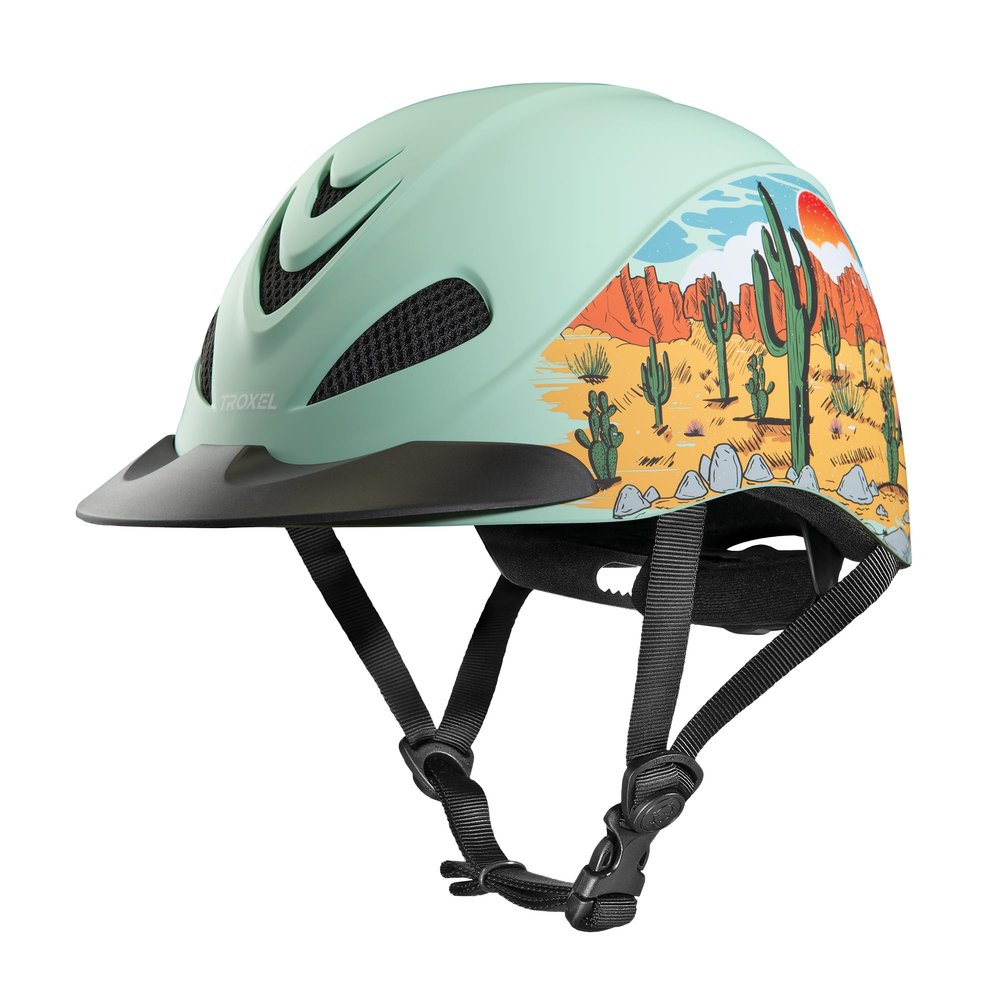 Troxel Dynasty Ultralight Horse Riding Helmet, Low-Profile, Adjustable Design, Safety Horseback Riding Gear, Small (6-5/8-7), Desert Sky