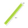 POPETPOP 6pcs Reflective Slap Bands for Night Running Hiking and Walking High Visibility Safety Wrist and Ankle Bracelets Yellow view 2