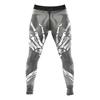 DEHAHA Men's Skull Cycling Tights Quick Dry Compression Pants for no Gi, Large view 1