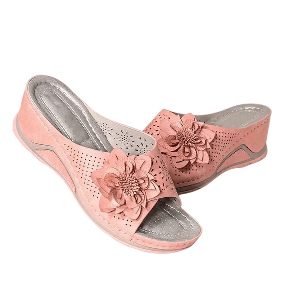 Ladmiple Sandals Women Comfortable Walking Women Orthotic Slides Comfortable Orthopedic Sandals Dressy Summer Wide Width Walking Flip Flops Beach Shoes with Arch Support 2024