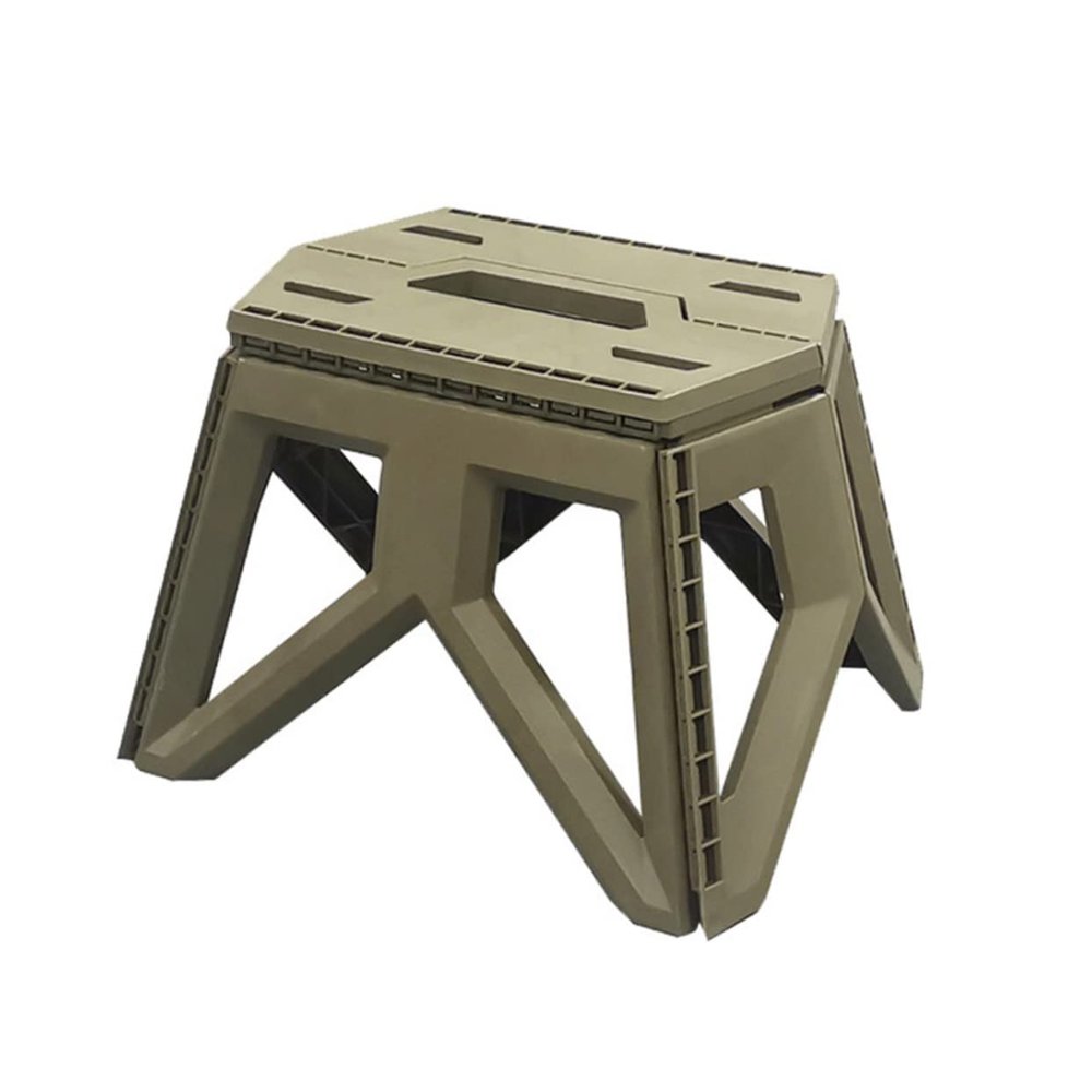 POPETPOP Portable Folding Stool for Camping Fishing Office Kitchen Pp Material Easy to Carry