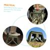 POPETPOP Portable Folding Stool for Camping Fishing Office Kitchen Pp Material Easy to Carry view 3