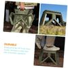 POPETPOP Portable Folding Stool for Camping Fishing Office Kitchen Pp Material Easy to Carry view 4