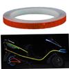POPETPOP 8m Fluorescent Bike Wheel Reflective Stickers Auto Sticker Reflective Bike Decals Parts Guard Straps for Safety view 4