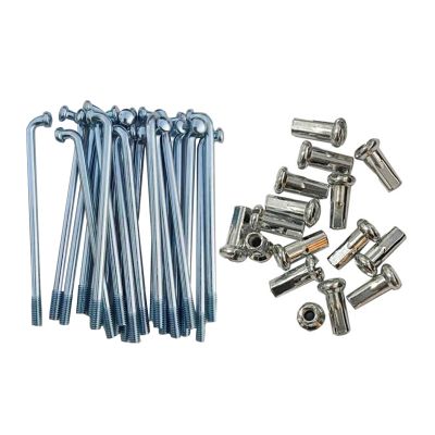 20 PCS 8G Electric Vehicles Spokes with Nipples, 4mm Diameter, Motorcycle/electric Bicycle Steel Spokes, 55 mm / 60 mm / 65 mm / 70 mm / 75 mm / 80 mm / 105 mm (Size : 65mm)