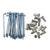 20 PCS 8G Electric Vehicles Spokes with Nipples, 4mm Diameter, Motorcycle/electric Bicycle Steel Spokes, 55 mm / 60 mm / 65 mm / 70 mm / 75 mm / 80 mm / 105 mm (Size : 65mm) view 1