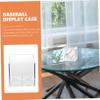 BESPORTBLE Baseball Display Box Baseball Storage Case for Desktop Display Cubes for Balls view 2
