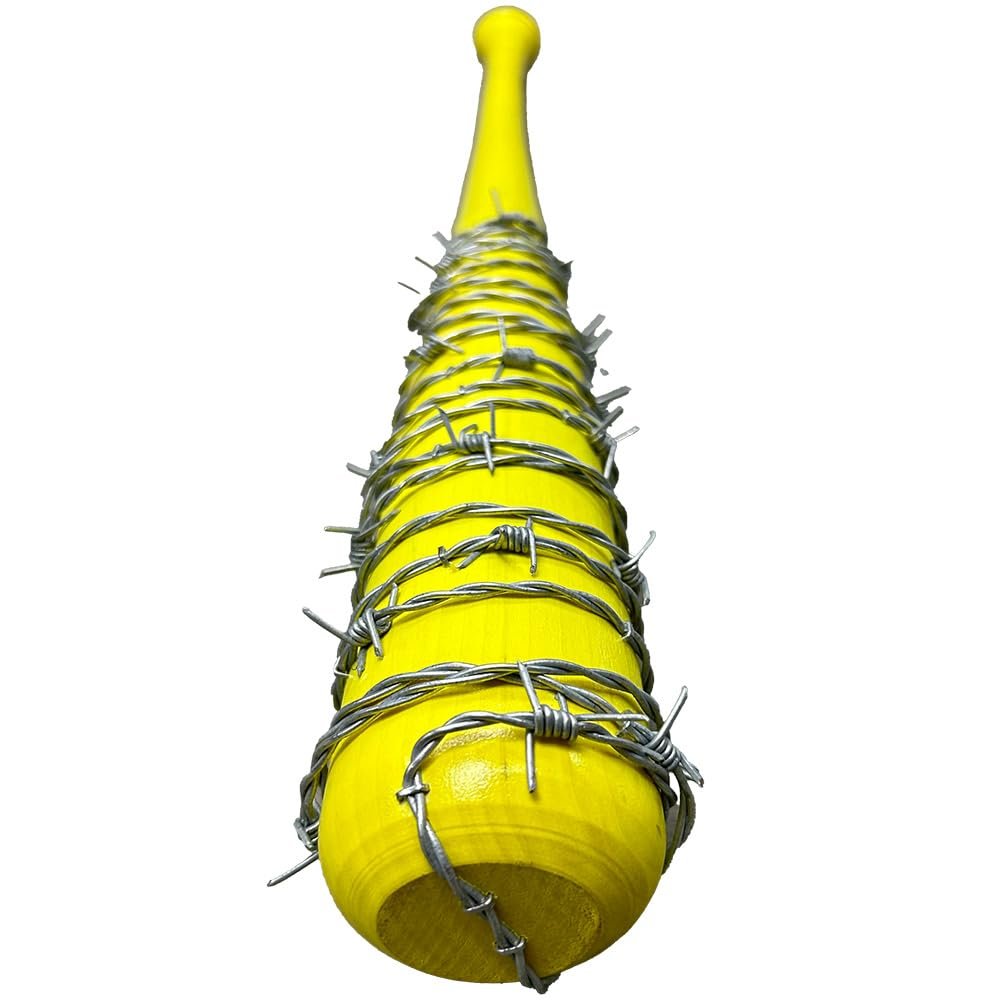 Walking Dead Lucille Negan Hardwood Replica | Neon Edition (Neon Yellow)