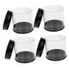 BESPORTBLE 4pcs Clear Golf Ball Display Box Durable Plastic Golfing Ball Container for Outdoor Use for Collectors and Sports Enthusiasts Convenient Space-Saving
