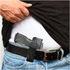 Black IWB Suede Leather Holsters for Pistols Optic Ready Right Hand. Fits for .40 / .45 Sig P320 Leather Holster/Springfield XDM (4.5") and Most 9mm view 3