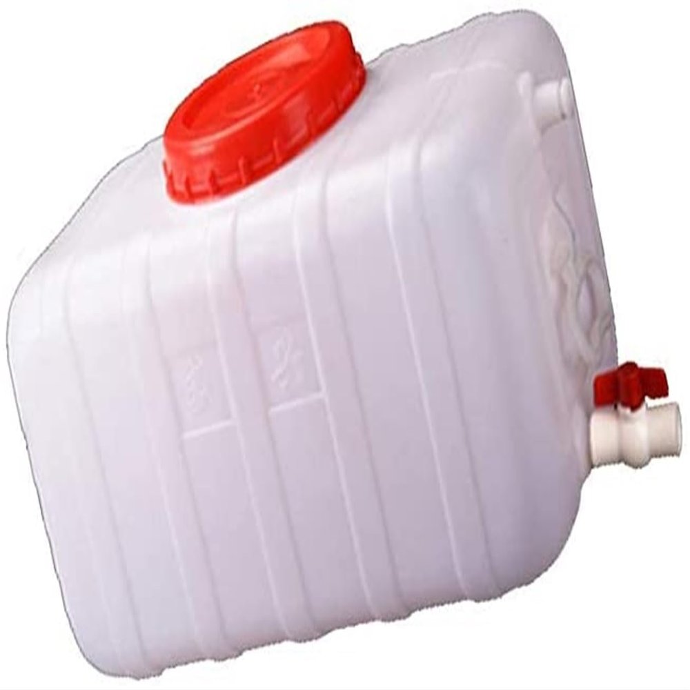 WAZHOU Multifunctional Water Tank Large-Capacity Food Grade Plastic Large Horizontal Rectangular Tank Thickened Outer Tank Household Water Container Lid White Water Tank(48L)