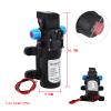12V DC 60W Water Pump with Adjustable Pressure Switch 5L/min 116psi (0.8MPA) Self Priming Fresh Water Pump for RV, Camper, Marine Boat, Lawn Watering(9.9x16.7cm / 3.9x 6.6in) view 2