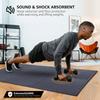 24 Pack, 96 SQFT - 24" x 24" - 1/2" Extra Thick Floor Exercise Mat for Home Gym or Floor Padding - High-Density EVA Interlocking Foam Floor Tiles for Gym Equipment, Play Area | Yoga, Cardio, Weights view 4