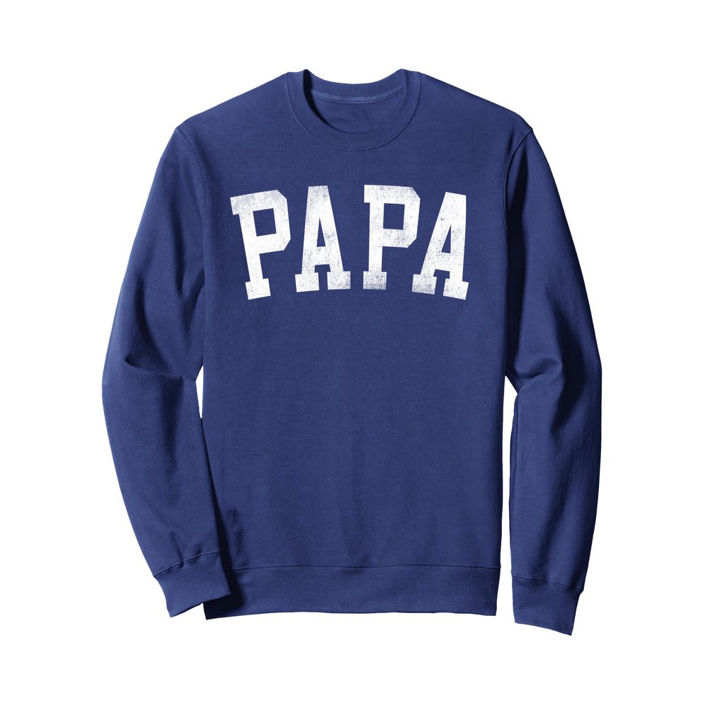 Papa - Classic Bold Font Father's Day Papa Sweatshirt