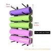 Yoga Mat Rack Wall Mount,Black Metal Yoga Mat Holder Organizer Stand/Foam Roller Storage Rack for Home Gym & Studio,Easy to Install view 2