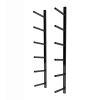 Yoga Mat Rack Wall Mount,Black Metal Yoga Mat Holder Organizer Stand/Foam Roller Storage Rack for Home Gym & Studio,Easy to Install view 4