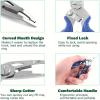 NineFit Basics Multifunctional Fishing Plier, Stainless Steel Long Nose Hook Remover, Line Cutters, Fishing (Black) view 3