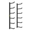 Wall Yoga Mat Holder,2/4/6 Tier Multifunction Storage Rack for Foam Rollers/Ball,Gym/Workout Room/Home (Size: 110cm (43.3inch)) view 1