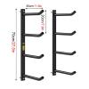 Wall Yoga Mat Holder,2/4/6 Tier Multifunction Storage Rack for Foam Rollers/Ball,Gym/Workout Room/Home (Size: 110cm (43.3inch)) view 2