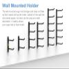 Wall Yoga Mat Holder,2/4/6 Tier Multifunction Storage Rack for Foam Rollers/Ball,Gym/Workout Room/Home (Size: 110cm (43.3inch)) view 4