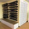 Yoga Mat Storage Rack Natural Wood Yoga Mat Rack Storage,Multifunctional Wall Storage Mount with Display Holder,Adjustable Width (Color: Brown) view 3