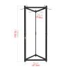 Extra Large Yoga Mat Storage Rack Three-Sided Shelf,Holds 60 Workout Mats,Freestanding Display Stand for Home Gym Fitness Club view 2