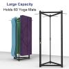 Extra Large Yoga Mat Storage Rack Three-Sided Shelf,Holds 60 Workout Mats,Freestanding Display Stand for Home Gym Fitness Club view 4