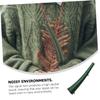BESPORTBLE 4pcs Outdoor Signal Horns Multifunctional Trumpet for Hiking Camping Survival Loud Sound Portable Design Green view 4