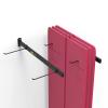 Wall Yoga Mats Rack-Holds 10 Exercis Mats,Hanging Storage Adjustable Spacing Iron Shelf for Foam Rollers,Home/Gym,with Punch Tool view 1