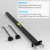 Wall Yoga Mats Rack-Holds 10 Exercis Mats,Hanging Storage Adjustable Spacing Iron Shelf for Foam Rollers,Home/Gym,with Punch Tool view 4