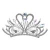 Beatifufu Bridal Crown White Alloy Female Tiara for Bride Wedding view 1