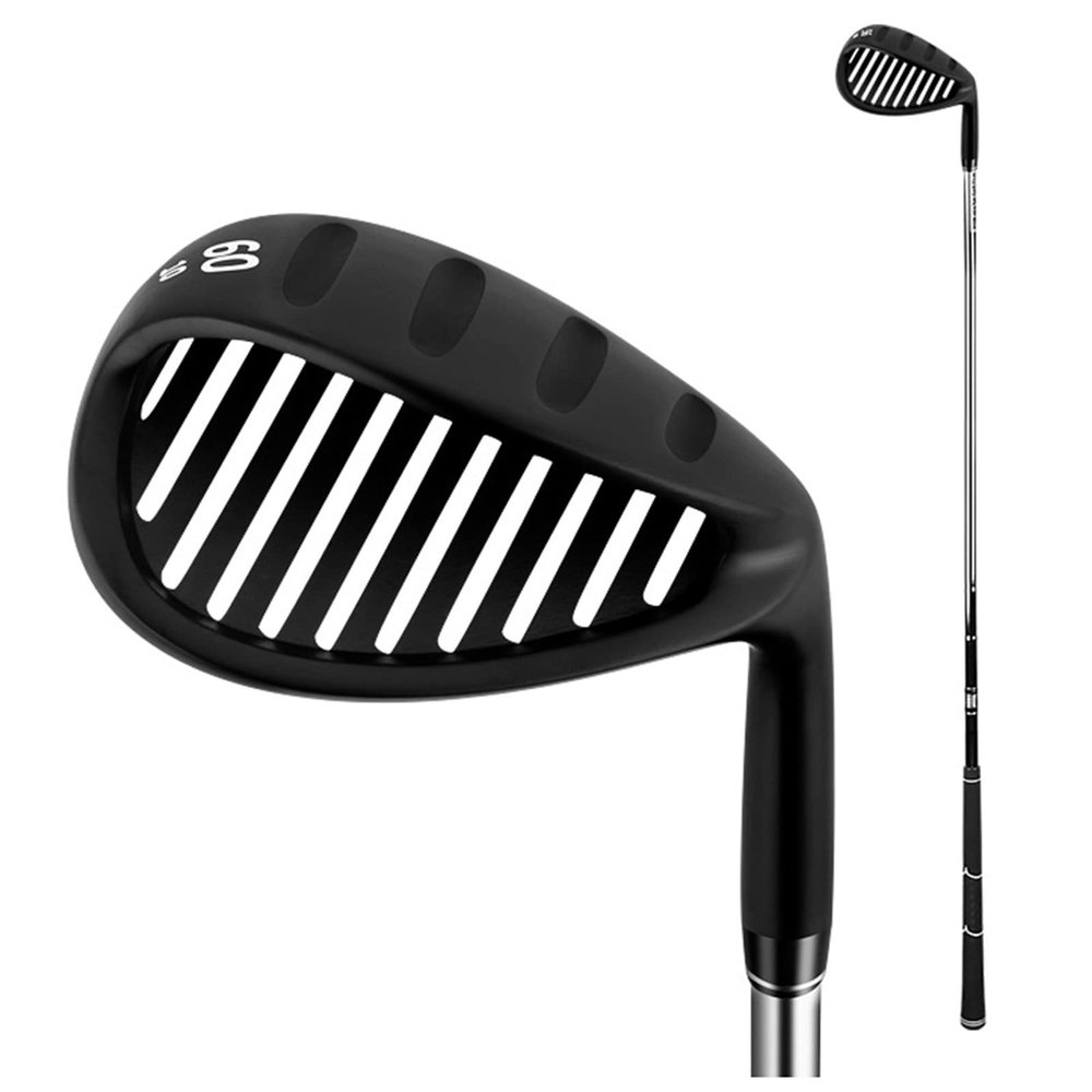 Golf Wedges, Men 's Right Hand Golf 56/60 Degrees Sand Bar, Hollow Sand Rod Hitting Surface Wedge, Stainless Steel Black, Great Golf Gift