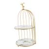 MAGICLULU Bird Cage Makeup Organizer Rack Dual Perfume Display Stand Elegant Cosmetic Storage for Vanity and Bathroom Construction Unique Design view 1