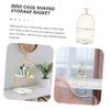 MAGICLULU Bird Cage Makeup Organizer Rack Dual Perfume Display Stand Elegant Cosmetic Storage for Vanity and Bathroom Construction Unique Design view 2