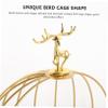 MAGICLULU Bird Cage Makeup Organizer Rack Dual Perfume Display Stand Elegant Cosmetic Storage for Vanity and Bathroom Construction Unique Design view 3