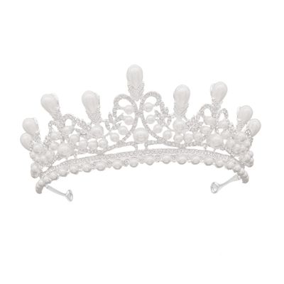 Didiseaon Diamond Elegant Rhinestone Headwear for Brides and Special Occasions Stunning Bridal Accessory Silver