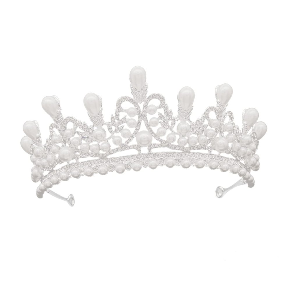 Didiseaon Diamond Elegant Rhinestone Headwear for Brides and Special Occasions Stunning Bridal Accessory Silver