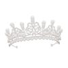 Didiseaon Diamond Elegant Rhinestone Headwear for Brides and Special Occasions Stunning Bridal Accessory Silver view 1