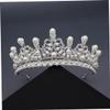 Didiseaon Diamond Elegant Rhinestone Headwear for Brides and Special Occasions Stunning Bridal Accessory Silver view 2