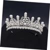 Didiseaon Diamond Elegant Rhinestone Headwear for Brides and Special Occasions Stunning Bridal Accessory Silver view 4