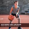 KUYOTQ Kids Youth Size 5 (27.5") Basketball Premium Rubber Outdoor Youth Basketball Indoor Outdoor for Boys Teen Game Basket Ball Gift (Deflated) view 4