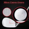 Golf Sand Wedge, Men's Women's Golf Wedges, CNC Soft Iron S20C Face Groove Stainless Steel 52/56/60 Shaft, Golf Supplies, Great Golf Gift, Right Handed, Silver Red view 3