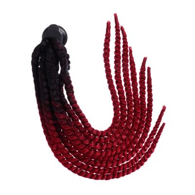 POPETPOP Braid Decoration Reusable Braid Wig Ornament for Skateboard Helmets Angle Environmental Material Unique Design Bright Color Lightweight